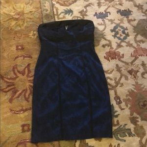 Bebe strapless dress.